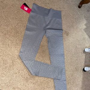 Ryka gray leopard print leggings - NWT